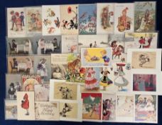 Postcards, Children and Cards for Children, approx. 800 mixed age cards to include Peggie Doig,