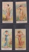 Cigarette cards, China, The Egyptian Cigarettes Manufacturing Co, Beauties, Nymphs (Firm's name in