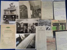 Transportation, Rail, approx. 150 assorted items dating from the 1870s to the mid 20thC to include