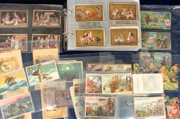 Trade cards, a collection of approx. 260 Chocolat-Payraud cards, including several die-cut and