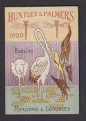 Trade card, Huntley & Palmers, Calendar for 1900 (gd)