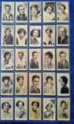 Cigarette cards, 3 series Film related cards, UTC Eminent Film Personalities 49/50, BAT Cinema Stars