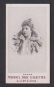 Cigarette card, Fraenkel Bros., Beauties, 'HUMPS', type card, ref. H222, picture no 2 (gd) (1)
