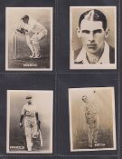 Trade cards, Britannia Theatre English Test (Cricket) Team for Australia 1936-37, 5 XL sized cards