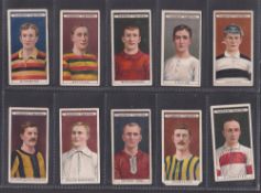 Cigarette cards, Franklyn, Davy & Co, Football Club Colours, (35/30), one with clipped corners (