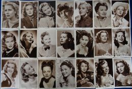 Postcards, Cinema, a collection of approx. 100 female Picturegoer film stars from series D and
