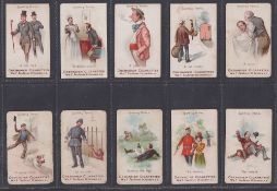 Cigarette cards, Faulkner Sporting Terms 11/12 (missing Won in a Canter) (grubby fair)