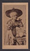 Cigarette card, Morris, Beauties, Collotype ('Doras & Marinas High Class 2d Cigars' back), type
