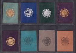 Tobacco leathers, ATC, State Seals (Rectangular shape), 119 different but including many colour &