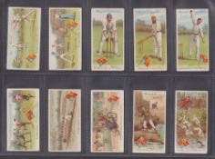 Cigarette cards, Wills Sports of all Nations (set 50 cards) including Baseball Golf, WG Grace