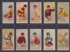 Cigarette cards, USA, Allen & Ginter, Racing Colors of the World (White Border) (set, 50 cards) (4