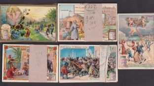 Trade cards, Liebig, a collection of ten Italian edition sets, The Passage of Time ref. S772, In the