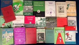 Football books, a collection of approx. 50 mainly vintage books, mostly related to instructions on