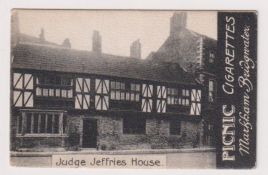 Cigarette card, Markham, Views of Bridgwater, type card (Hanging) 'Judge Jefferies House' (gd) (1)