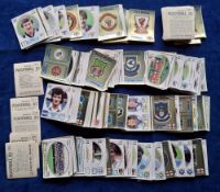 Trade stickers, Panini Football 82, near set, approx. 490 stickers believed all different, all
