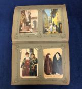 Postcards, Foreign, a mixed foreign selection of 200 cards in vintage album, with North Africa (