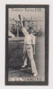 Cigarette card, Clarke's, Cricketer Series, type card, no 22 C.L. Townsend, Gloucester (gd) (1)