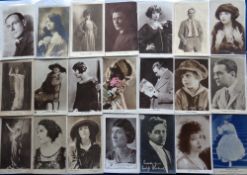 Postcards, 200 postcards of Early Cinema stars from the silent era to include Violet Hopson, Alma