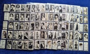 Cigarette cards, over 350 cards, all various BAT Cinema Stars photographic series, believed to be