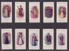 Cigarette cards, Taddy, Famous Actors & Actresses, (set, 25 cards) (some sl toning mostly gd)