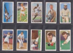 Cigarette cards, Ogden's Champions of 1936 (set 50 cards) including Jesse Owens (gen vg)
