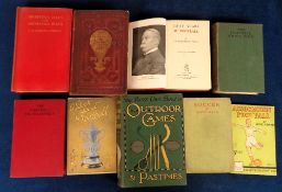 Football & Sport, a collection of 9 vintage Football and Sport-related books including 'The Boy's
