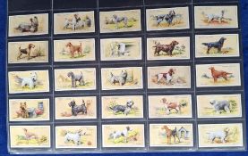 Cigarette & Trade cards, 24 sets all Animals & Fish related in large modern album; Ogden's (2, Dogs,
