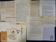 Ephemera, Germany, a folder of papers, birth certificates etc. dating from 1899 to the 1970s.