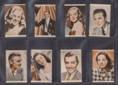 Trade cards, Denmark, Danmark's Billede Films Serie (set 200 cards) including Ingrid Bergmann,