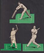 Trade cards, The Magnet, Cricketers (Shaped) (set, 12 cards) (gd/vg)