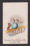Cigarette card, Lusby, Scenes from Circus Life, ref. H264, picture no 11 (gd) (1)