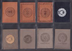 Tobacco leathers, ATC, College Seals, 'M' size, a collection of 93 leathers for Colleges