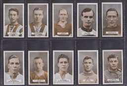 Cigarette cards, BAT Famous Footballers 1923 (grey backgrounds) series 1 (set 50 cards) (gen vg)