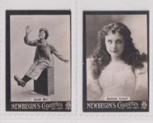 Cigarette cards, Newbegin, Actors & Actresses, two cards, Chiddi Mori & Adelaide Sawyer (gd) (2)