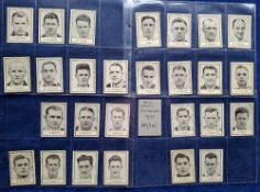 Trade cards, Barratt Famous Footballers 1937/38; 89/110 missing numbers 4 7 8 27 36 37 40 48 55 59