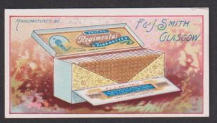 Cigarette card, Smith's, Advertisement card, type card for 'Smith's Regimental Cigarettes'