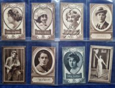 Cigarette cards, Martin's, 60 cards, Leading Artistes P sized (various back styles including