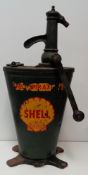 Motoring, Shell Spirax Motor Oil Dispenser (approx. size 68 X 31 cms) Green with Shell logo to front