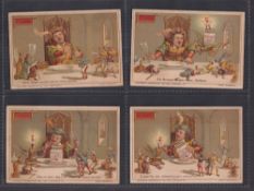 Trade cards, Liebig, two German edition sets, National Dances IV (Hidden Objects), ref. S341 &