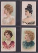 Cigarette cards, USA, Duke's, Gems of Beauty, 'X' size, ref N111 (set, 25 cards) (three with some