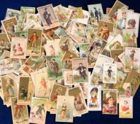 Trade cards, France, a collection of approx. 140 early French trade cards, various issuers inc.