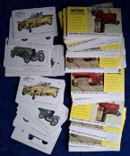 Trade cards, Brook Motors Vintage cars (2 sets of 12 cards), New Holland Machine Company Traction