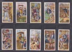 Cigarette cards, W O Bigg & Co, Life on Board a Man of War (set, 50 cards) (gd/vg)
