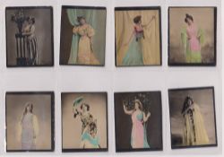 Cigarette cards, Malta, Cousis, Beauties Couples & Children M sized, 3 part sets; Collection no 1