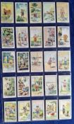 Cigarette cards, China / Siam; 2 sets and 2 part sets; BAT Blue Flag Back, Siamese Life (set 50