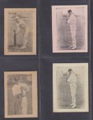 Trade cards, Australia, Hordern Bros, 18 XL sized Cricketer cards; White Border McLaren (2, same