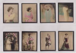 Cigarette cards, Malta, Cousis, Beauties, Couples & Children, two part sets, 'M' size, Collection No