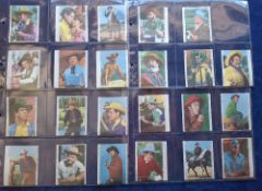 Trade cards, Maple Leaf Gum, Cowboys series 'CS' 43/48 (missing numbers 15 35 39 44 47) including