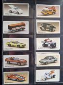 Trade cards, 14 sets; Matchbox Matchbox Toys, Sweetule Motorcycles Old & New, Sanders Jelly Dogs,
