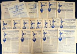 Football programmes, Tottenham homes collection, 60+, 1953/3 to 1960/1, 52/3 (3), Sunderland,